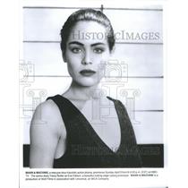 1997 Press Photo Mann And Machine Series Actress Butler Promotion Picture