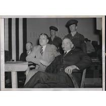 1937 Press Photo Fred D. Fagg Jr. and Col. Monroe Johnson at Hindenburg Inquiry