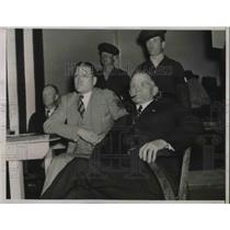 1937 Press Photo Fred Fagg Jr., & Colonel J. Monroe Johnson, Hindenburg Inquiry
