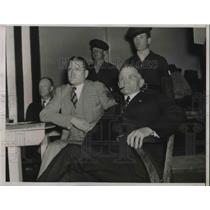 1937 Press Photo Fred Fagg Jr., & Colonel J. Monroe Johnson, Hindenburg Inquiry
