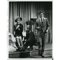 Undated Press Photo Robert Vaughn David McCallum and Dorothy Provine Man from UNCLE