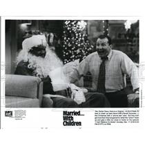 1995 Press Photo Ed O'Neill and Harold Sylvester star in Married With Children