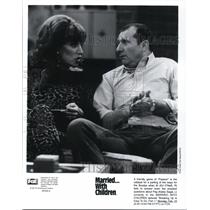 1997 Press Photo Ed O'Neill and Katey Sagal on Married With Children - cvp32055