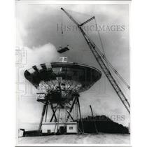 1968 Press Photo Manila satellite comm earth station almost completed