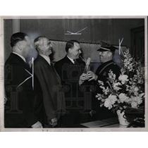1938 Press Photo Mounted Dectective Police - RRW01637