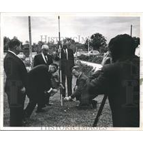 1967 Press Photo Ceremony - water facilities - Acres Homes Subdivision, Houston