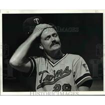 1985 Press Photo Twins pitcher Bert Blyleven  - cvb60258