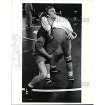1991 Press Photo Buckeye High School wrestling team members  - cvb42723