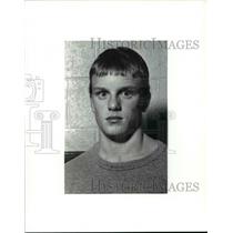 1991 Press Photo Eddie Jayne, St. Edwards High Wrestling - cvb39616