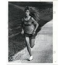 1989 Press Photo Michelle Borgert, Kirtland High Cross Country Runner