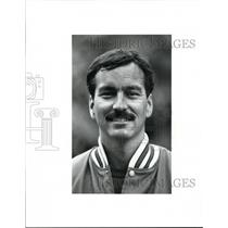 1989 Press Photo Mentor High School Boys Cross Country Coach Jim Green