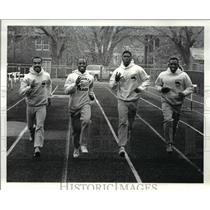 1988 Press Photo Cleve Heights High School Track Team - cvb47505