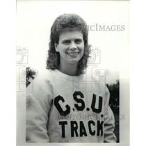 1990 Press Photo Kim Svendsen, C.S.U runner - cvb48815