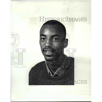 1988 Press Photo PD Player of the Week, Reggie Reed, East Tech track team