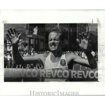 1987 Press Photo Joao DeSilva winner of marathon - cvb49820