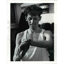1991 Press Photo Dave Gentile, marathon runner - cvb50141