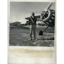 1973 Press Photo John Duff Rockledge Cessna Airplane