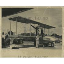 1964 Press Photo Benoist Airboat Biplane Airplane - RRX84823