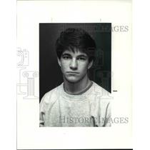 1990 Press Photo Walsh Jesuit High Wrestler, Tony Giovonosso - cvb56098