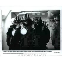 1997 Press Photo Battalion of 23rd Century Policemen in The Fifth Element