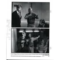 1997 Press Photo Director Wolfgang Petersen & Harrison Ford in Air Force One