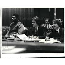 1982 Press Photo Jenkins murder trial-defendant lawyers - cvb13404