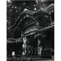 Press Photo Yomeimon, Gate of Sunlight in Nikko, Japan, National Treasure.