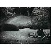 1987 Press Photo Japanese stroll garden-Tokyo Japan - cvb57576