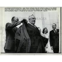 1969 Press Photo Judge Warren Burger supreme court just - RRW89509