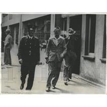 1935 Press Photo Chief police Share Lindstrom sear UON - RRX99969