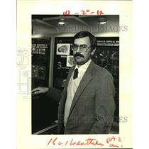 1987 Press Photo Tom Karl, meteorologist at convention in New Orleans