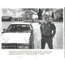 1987 Press Photo Texas Highway Patrolman Jimmy Nail