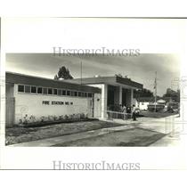 1986 Press Photo Metairie city officials dedicate renovated firehouse #14.