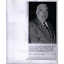 1963 Press Photo Sir Robert Menzies president