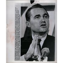 1966 Press Photo Governor George C Wallace AL Kentucky