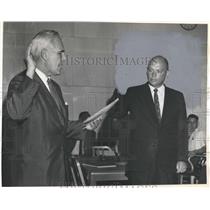 1969 Press Photo Joseph E. Bernard, Judge, sworn in - abno03177