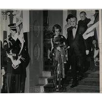 1966 Press Photo Pres Johnson Escorts PM Gandhi - RRW08129