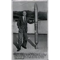 1958 Press Photo Dr William Pickering California Army - RRX57605