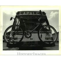 1995 Press Photo Riders can now load their bikes onto Jefferson Parish buses.