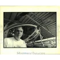 1995 Press Photo Pilot Allen Campbell, director of Air Care International