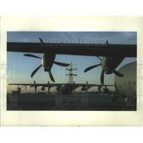 1998 Press Photo Lockheed brought Martin C-130J to the Wing's Middle Town Pa.