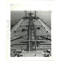 1995 Press Photo Lightering Vessels - The Chevron Nagasaki in Gulf of Mexico