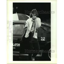 1990 Press Photo Riverdale junior Melissa Hoffman reacts to a drunk driving test