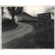 1987 Press Photo Entrance to North Johns, Alabama - abna37827