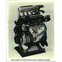 1993 Press Photo A Hyundai 1.5 liter alpha naturally aspirated engine