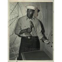 1965 Press Photo Baseball player John Roseboro in naval uniform - tus05726