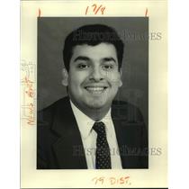 1987 Press Photo Sal Lejarza, candidate district 79 - nob73815
