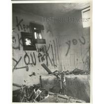 Press Photo Vandalism at Marrero Drive Inn - nob76758