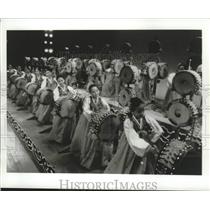 1993 Press Photo The Little Angels of Korea, a children's folk ballet, Korea.