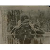 1966 Press Photo George EddieFlorida Game deer Florida